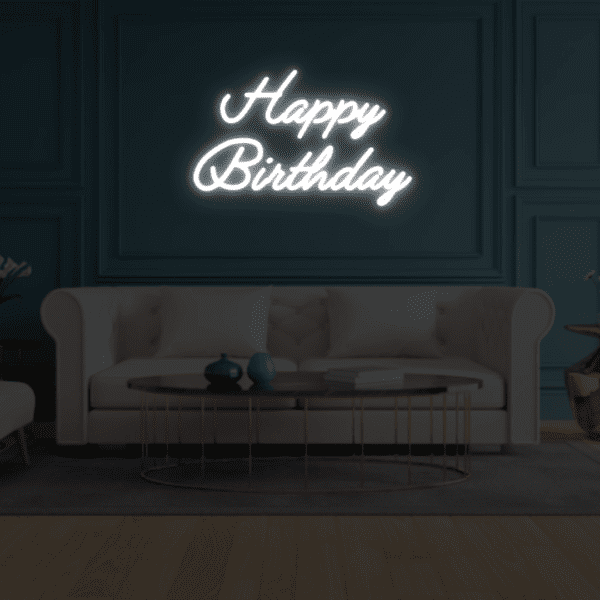 Happy Birthday Neon Sign - Image 2