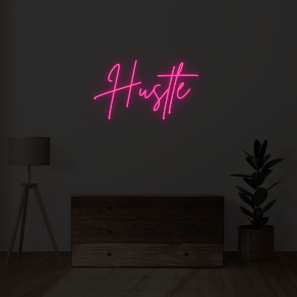 Hustle Neon Sign