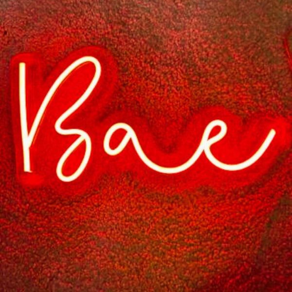 Bae Neon Sign